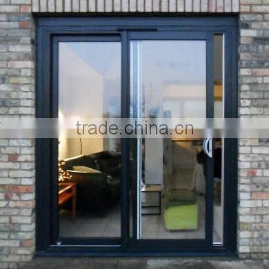 Hot sale residential lowes sliding aluminium doors making materials glass door elegant design
