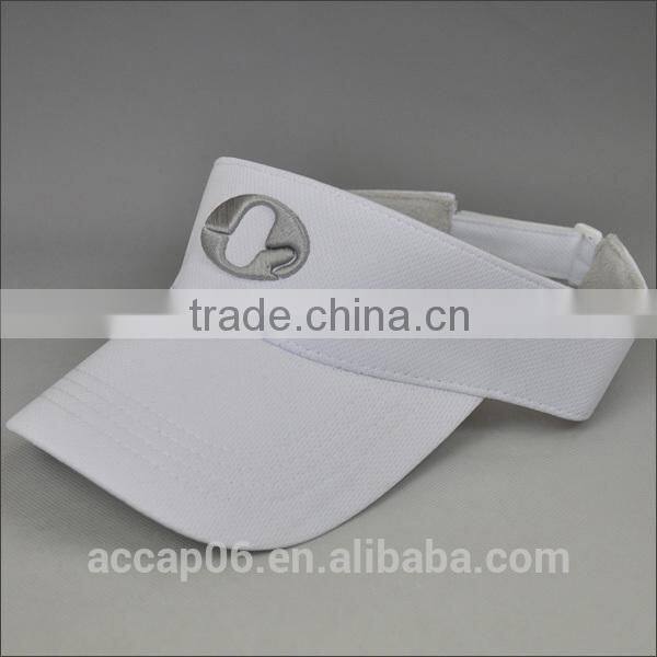 embroidery design sunvisor cap hat/funny visor hats