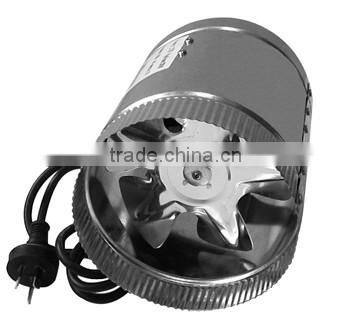 100mm Black Plastic Inline Duct Fan