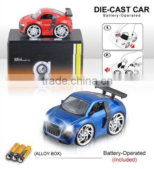 1:28 Mini Battery-Operated die-cast car