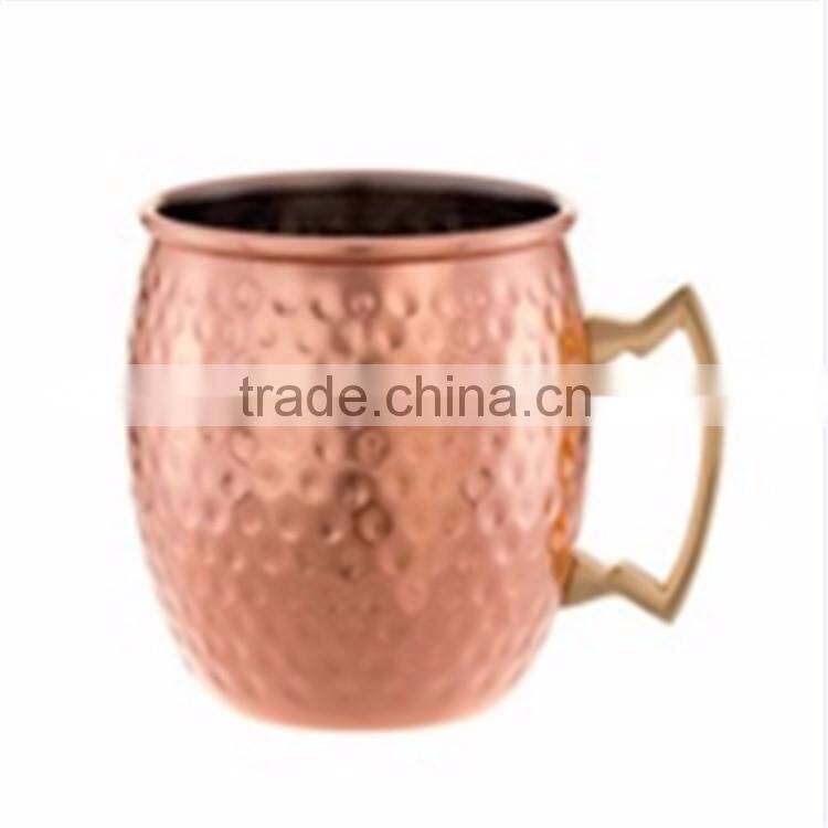 Small order NEW HOT Copper plated Hammered Moscow Mule Copper Mugs