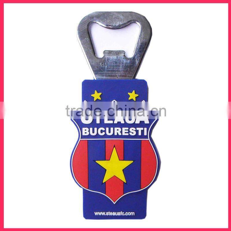 Beer bar soft PVC bottle opener for 2012 promotion gifts