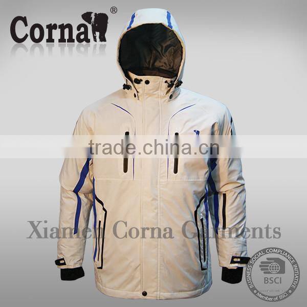 New fashion design men polyester jacket hooded winter cycling jacket