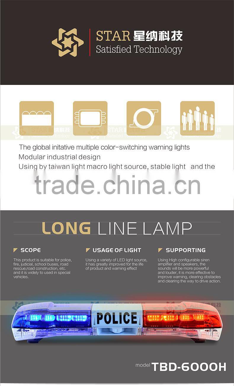 Led traffic used police warning bar lights TBD-6000H