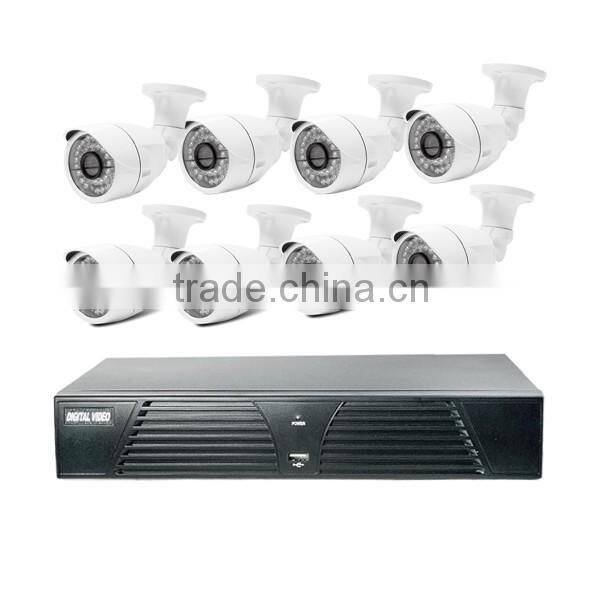 Cheap 4 channel home use security system cctv camera kits
