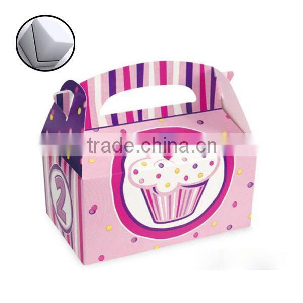 customized round tube box with rope handles