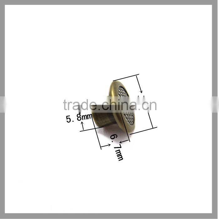 11mm Custom Design Metal Mesh Eyelet, Eyelet For Canvas