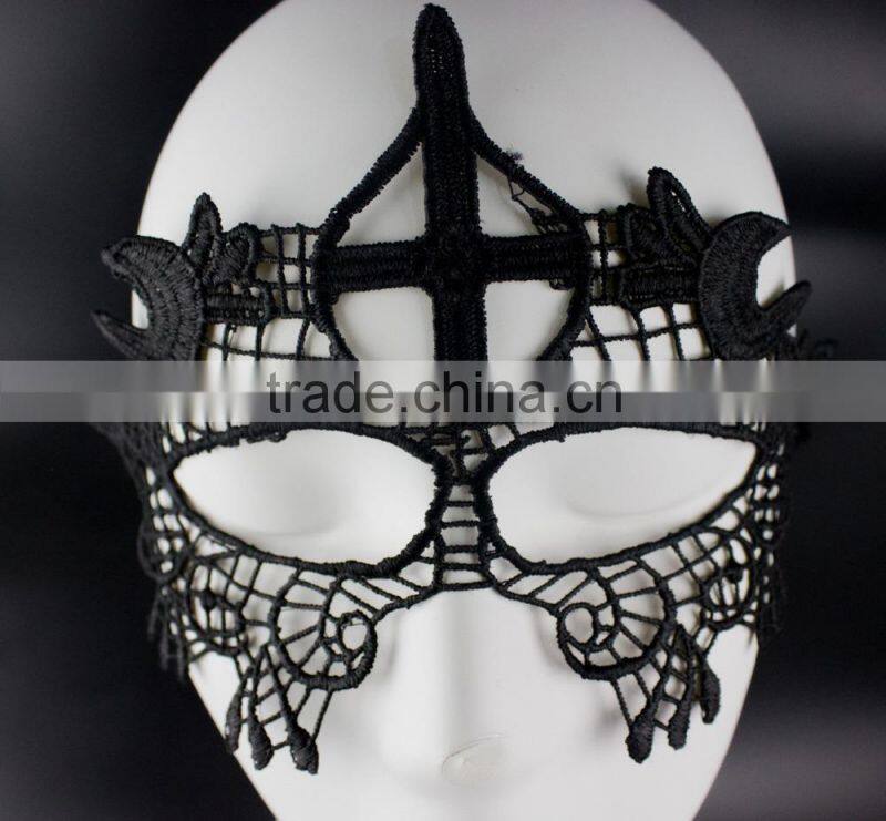 Sexy lady black lace mask, masquerade lace party mask for Christmas/Halloween