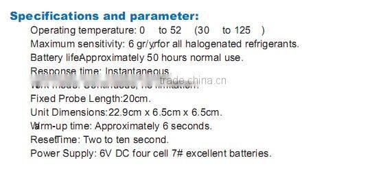 Reliable negative corona halogen Leak detector WJL-6000