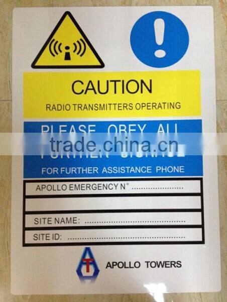 high voltage warning sign board