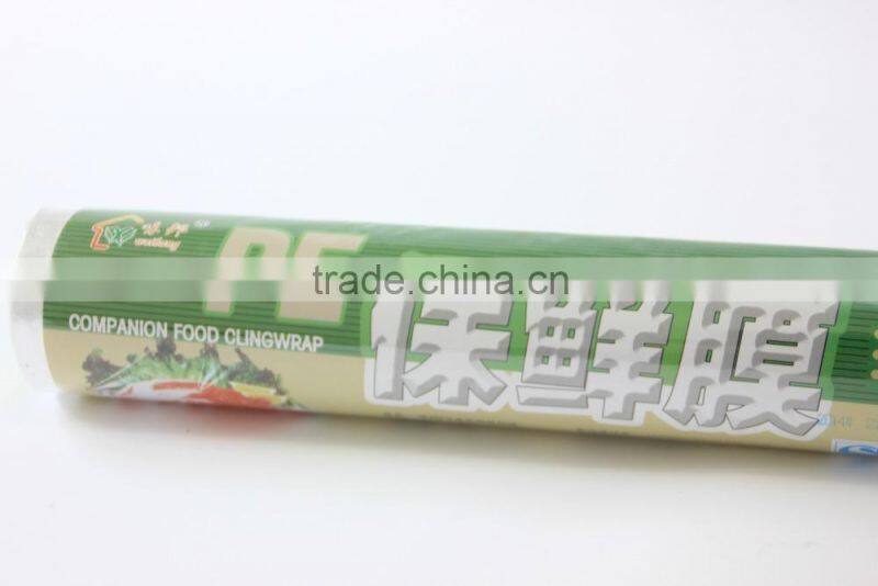2016 Senior Class Disposable PE Cling Film 30cm By 35m Or100m Width Wholesale Wrap For supermarket