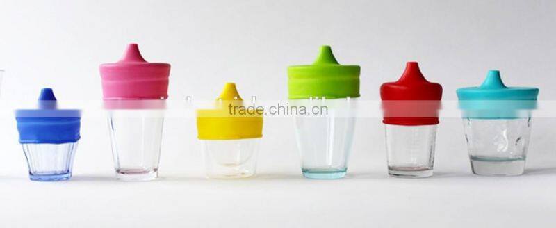 Magic baby drinking silicone cup lids water-tight children universal silicone sippy cup lids