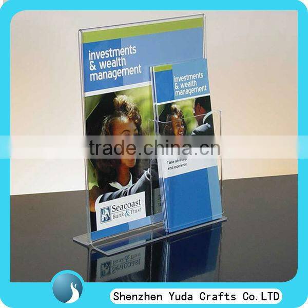 acrylic leaflet holder for a5,acrylic pocket brochure holder rack,lucite leaflet holder