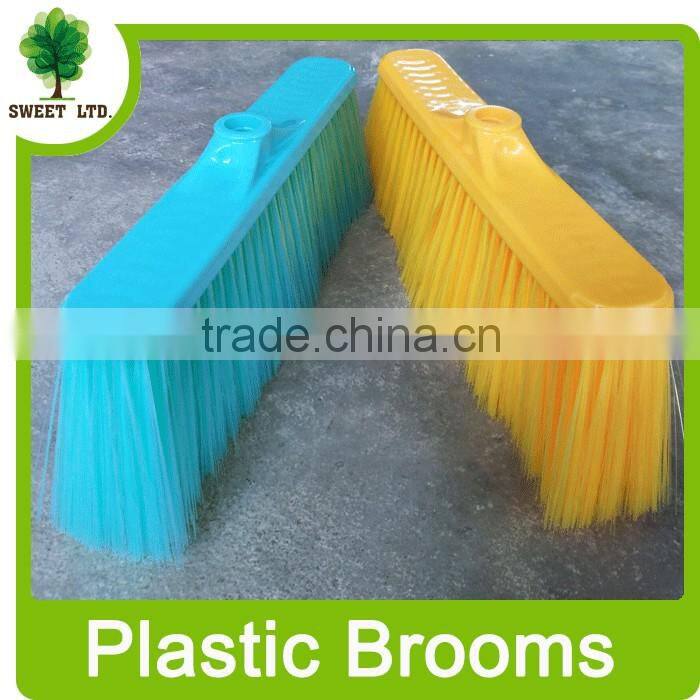 Good strong plastic broom soft brush SWEET factory
