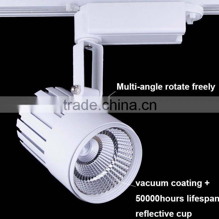 European popular AC85-277V 30w led tracking light/led spotlight