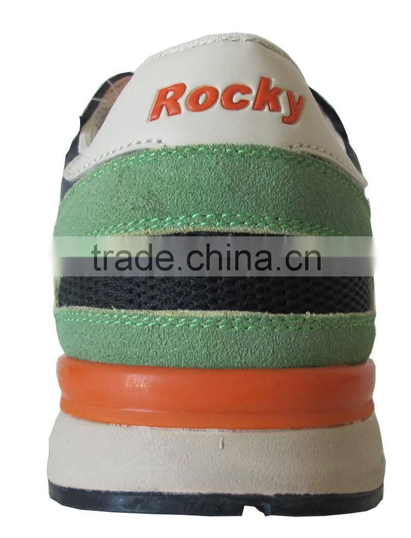 New style cow suede mens classic running shoes sport footwear men