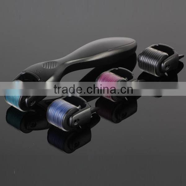 600 pins microneedling derma roller micro needle roller for stretch marks and celullite