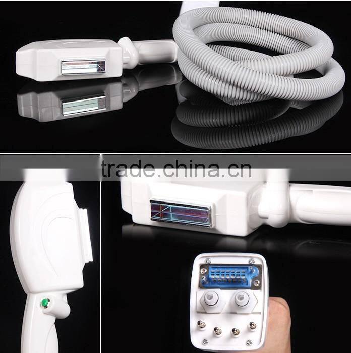 2016 new style e-light ipl rf nd yag laser multifunction machine / permanent hair removal laser machine
