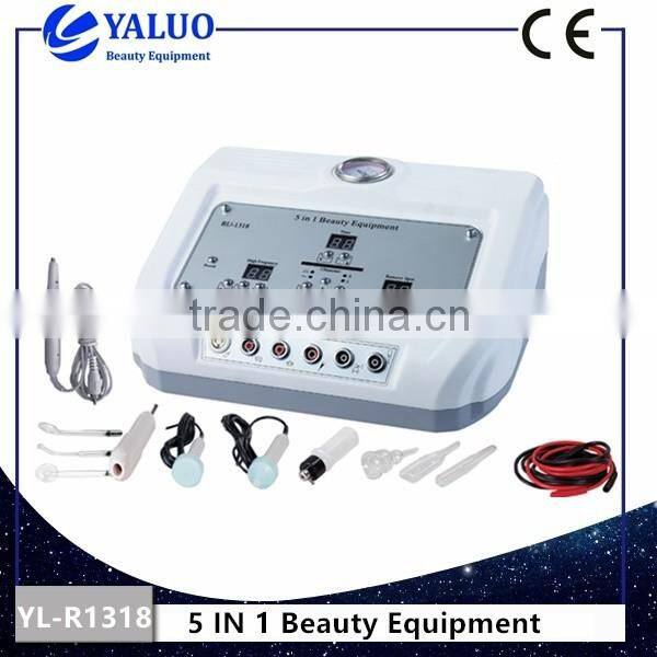High frequality 5 in 1 multifunction beauty salon equipment for facial rejuvenation