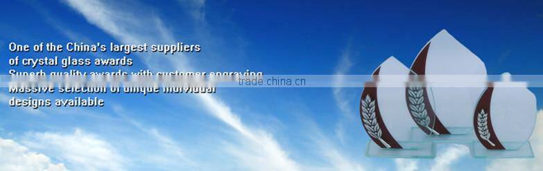 Promotional Beveled Jade Glass Moon Ornament/Blank Moon ornaments