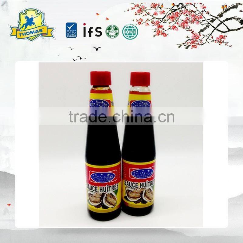 Preminum flavoured Oyster Sauce in glass bottle