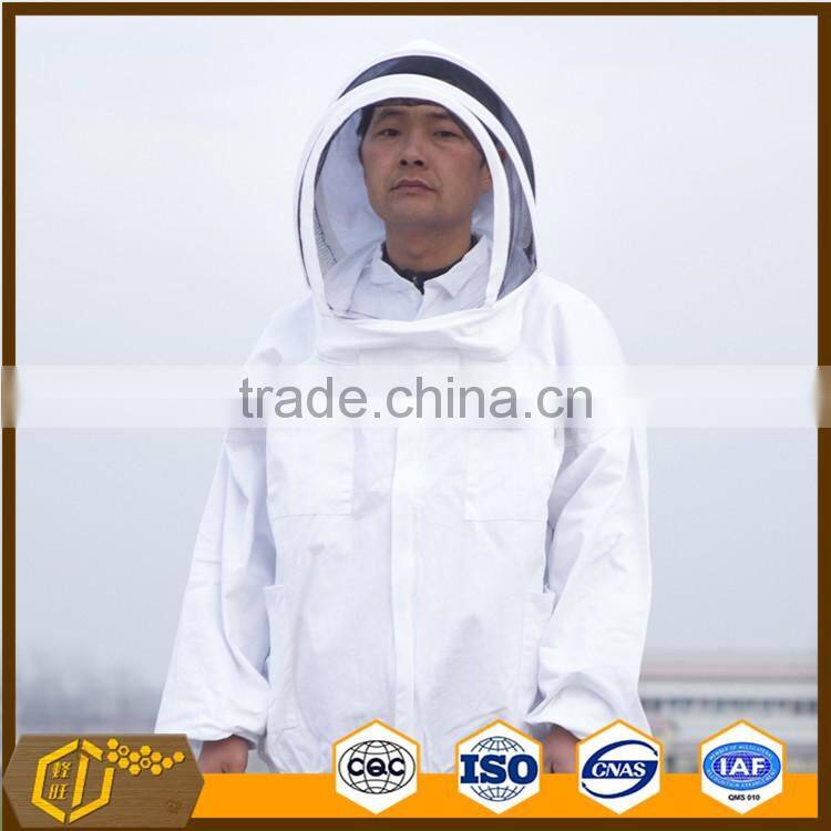 Beekeeping equipment bee protection coverall suit/jacket made of 100% cotton or dacron