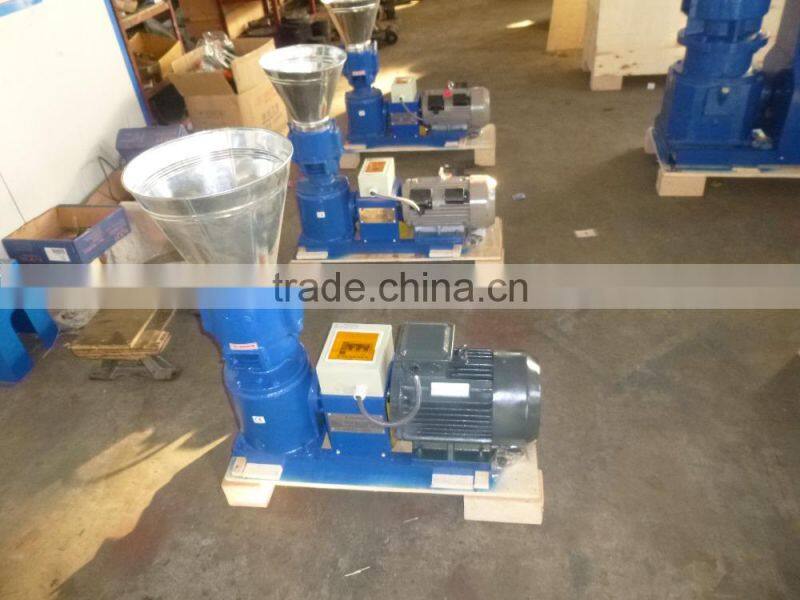 mini type flat die mode animal feed pellet mill/feed pelletizer/pellet press for home use