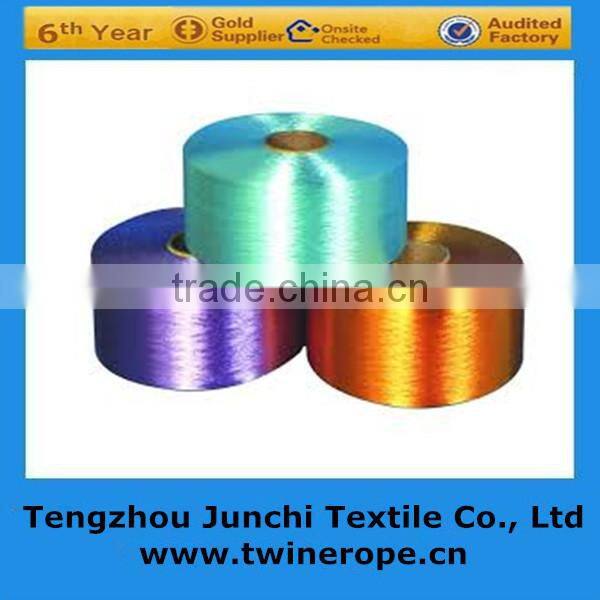 high tenacity dope dyed intermingle polyester fdy yarn