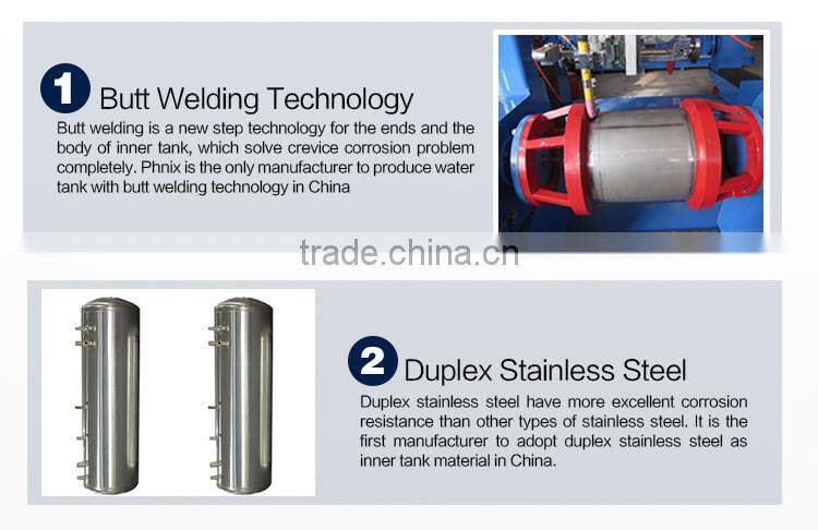 Welding robert solar commercial water heater