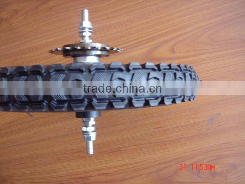 plastic garden cart wheel 16"x 2.125"