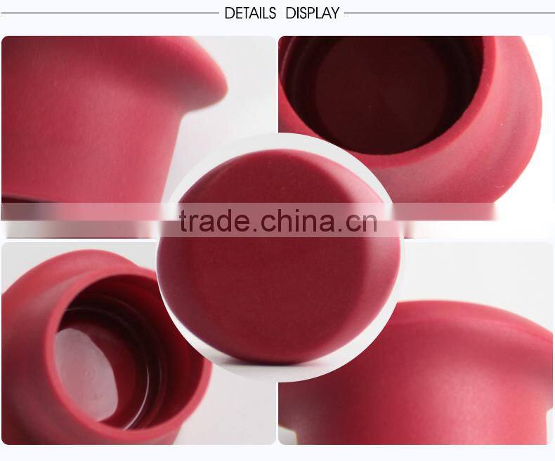 Food Grade Silicone Glass Bottle With Rubber Stopper