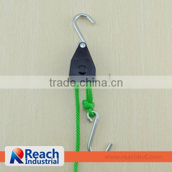 1/4" Rope Clamp Tie Down with Ratchet Mechanism