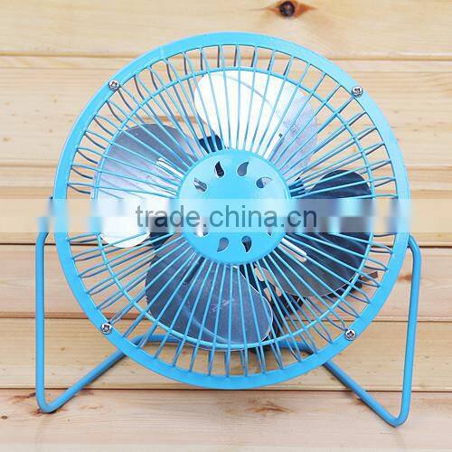 portable mute aluminum fan big size table USB fan 6 inches,mini usb fan