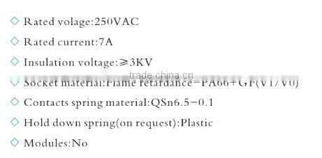 HEIGHT Hot Sale PYF08A-E Relay Socket /8 pin Relay Socket/General relay socket with High Quality Factory Price