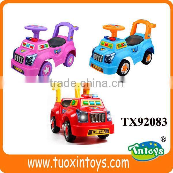 sliding baby carriage, manual children ride on car