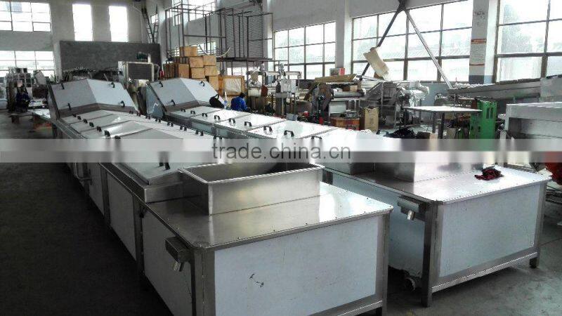 frozen french fries continuous frying production line