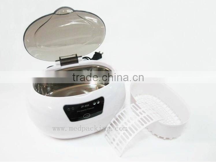 Silent Ultrasonic Cleaner JP-880 consumer and commercial glasses jewelry cleaner Shaver