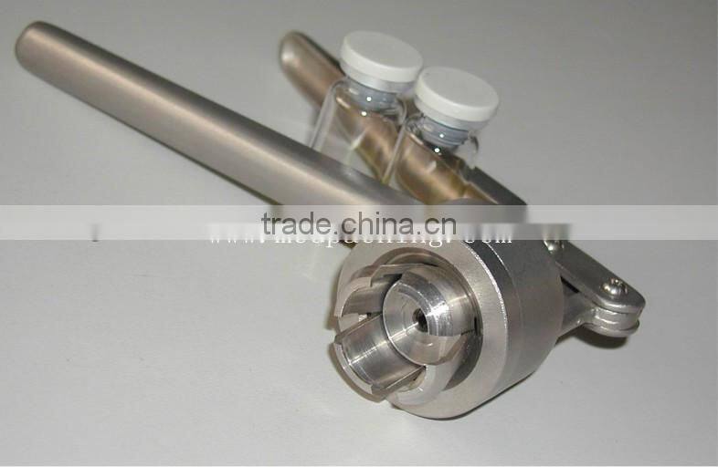 100sets/ lot 10ml Glass Vials+20mm Vial Stopper + 20mm Flip off Caps + 1pcs 20mm Vial Crimper