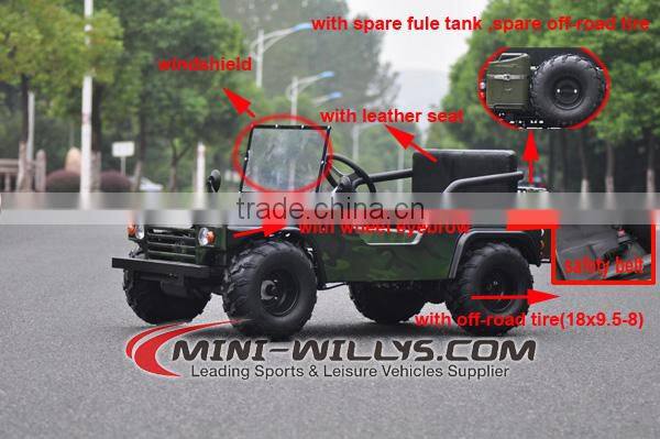 Mini Jeep Willy ATV For Children with Safety Belt
