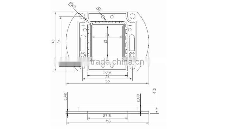 100w high power uv 380nm high power led for uv led curing system
