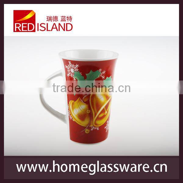 CERAMIC SANTA CLAUS COFFEE TEA CUP CHOCOLATE MUG