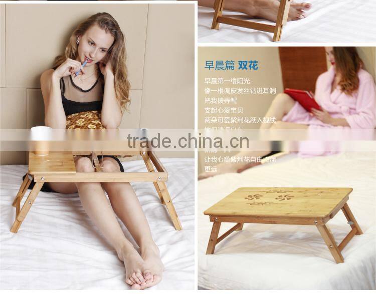 Vivinature wooden laptop desk and living room tablet desk