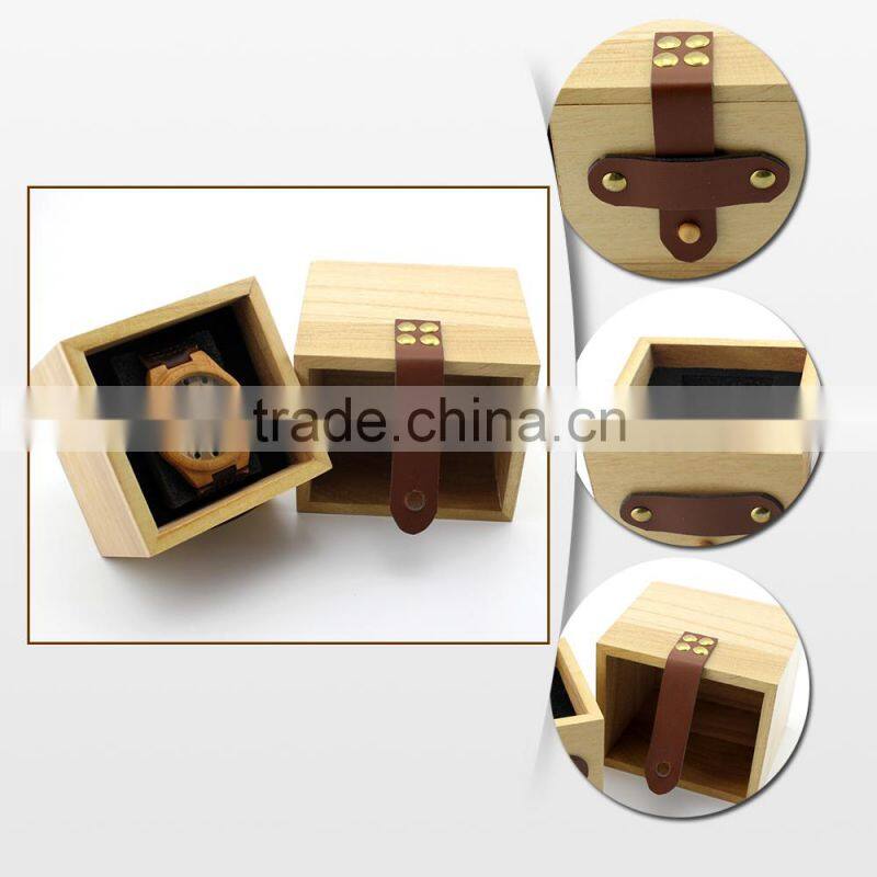 Luxury handmade cheap small square gift MDF wooden box