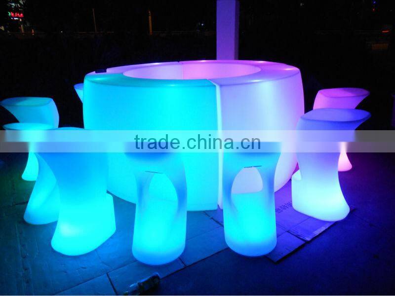 Recption desk luminous led bar counter