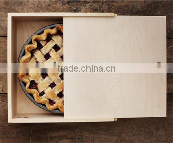 Top grade natural pine wooden food packaging lunch box wholesale