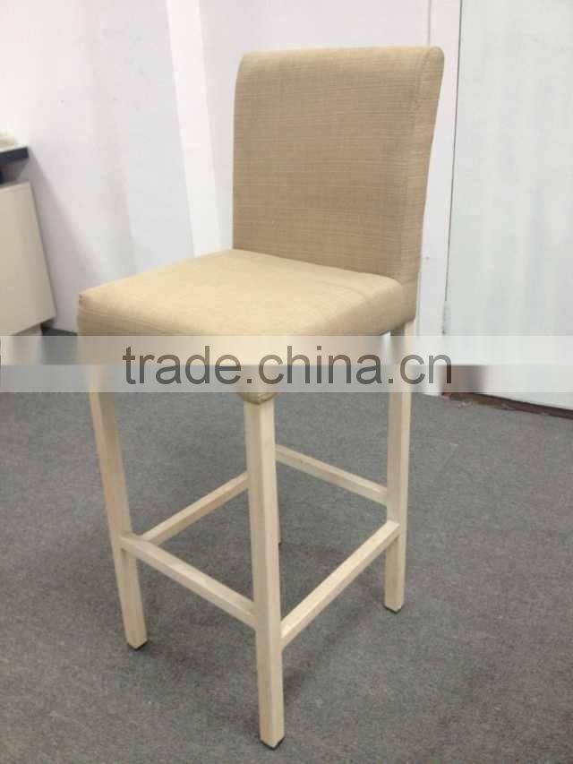 cheap price High legs bar imitation wooden chair