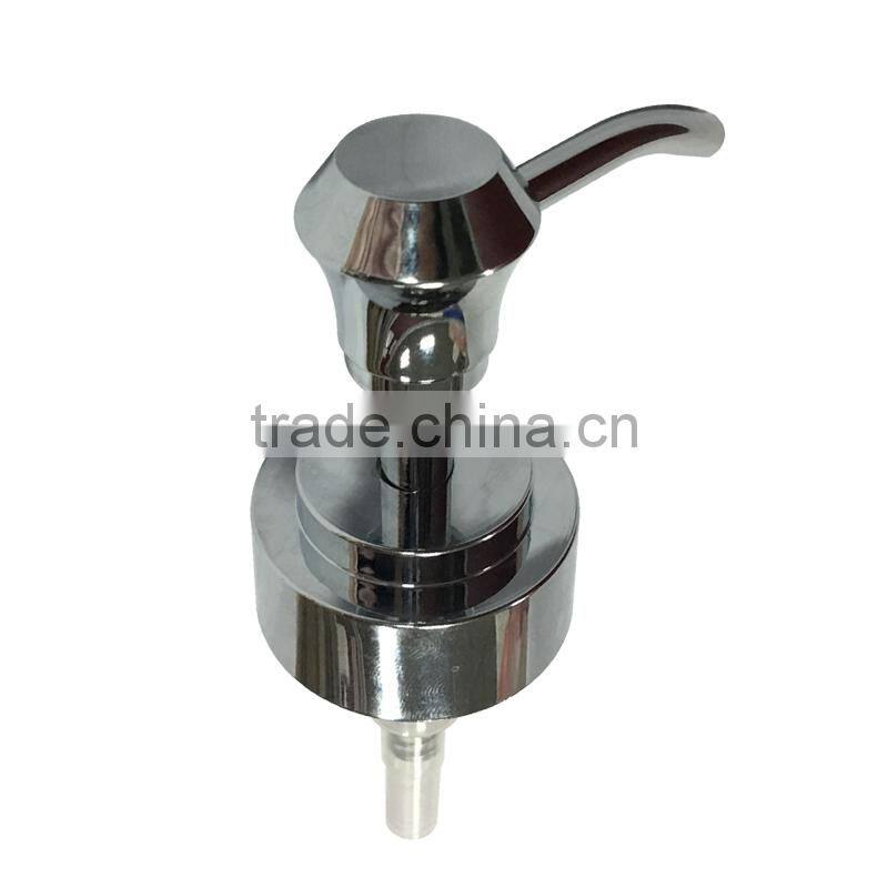 Shiny ABS chrome finish lotion pump