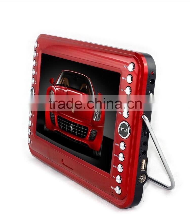 Cheaper Portable DVD VCD Players 9-inch Screen 1080P HD video theater machine with DVD, radio, TV