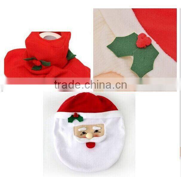 Hot-selling Christmas Gifts/Present For Family House Decoration Happy Santa Toilet Seat Cover Factory Cheap Wholesale Price