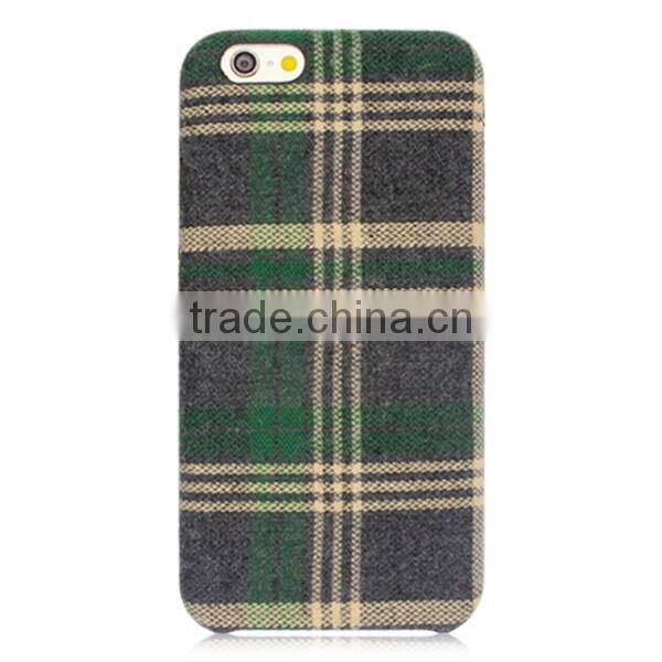Woolen Plaid phone case for iPhone6 / plus